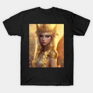 Golden Fairy Princess T-Shirt